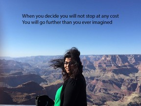 At the Grand Canyon.