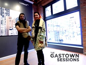 American indie pop singer Genevieve performs Show Your Colors at LUMAS gallery in Gastown, B.C.