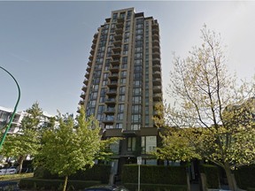 Residents at this condo tower at 151 W 2nd St. in North Vancouver are worried their home values will be impacted by a recent unit sale that was $500,000 below the assessed value.