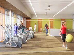 Rendering of the future sports and exercise medicine centre.