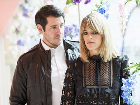 Husband-and-wife-duo Drew and Danielle McTaggart of the Vancouver-based band Dear Rouge shop for their Juno Awards style at Holt Renfrew in Vancouver on March 24, 2016.