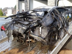 Adam Shtay of Edmonton has been given a conditional discharge and probation after pleading guilty to dangerous driving in connection with a fiery Lamborghini crash in Surrey in December 2014.