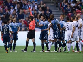 The Whitecaps will be without Matias Laba for the game against DC UNited