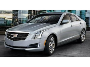 A 2015 Cadillac ATS with automatic transmission, rear-view camera, remote start, leather seating surface, heated steering wheel and more, from Preston Chevrolet Buick GMC Cadillac. Suggested retail price: $46,875. Like It Buy It price: $35,156.25, a savings of 25 per cent.