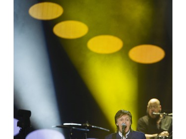 Paul McCartney performs in concert at Rogers Arena, Vancouver April 19 2016.