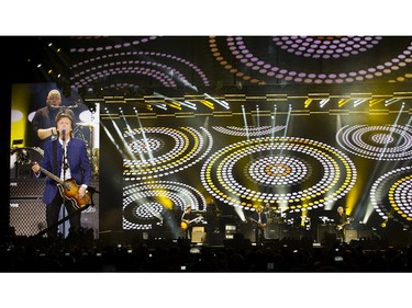 Paul McCartney performs in concert at Rogers Arena, Vancouver April 19 2016.