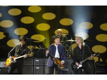 Paul McCartney performs in concert at Rogers Arena, Vancouver April 19 2016.