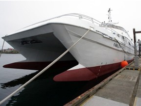 The vessel that will become a passenger ferry service between downtown Vancouver and Victoria needs a complete refit.