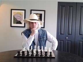 Gordon Walker is protesting the banning of his thrice-weekly chess games at the Sunshine Golf and Country Club.