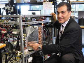 SFU engineering professor Majid Bahrami has devised a way to extract potable water from the air using waste energy and solar power.