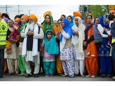 Surrey, BC: April 23, 2016 -- The annual Vaisakhi parade in Surrey, BC attracted more than an estimated 200,000 people Saturday, April 23, 2016. The parade, the largest such parade outside of India, celebrates the Khalsa and is an important community and cultural event for Sikhs from all over the Lower Mainland and beyond.