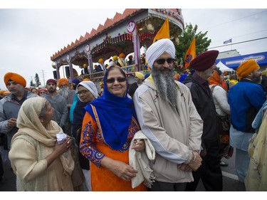 Surrey, BC: April 23, 2016 -- The annual Vaisakhi parade in Surrey, BC attracted more than an estimated 200,000 people Saturday, April 23, 2016. The parade, the largest such parade outside of India, celebrates the Khalsa and is an important community and cultural event for Sikhs from all over the Lower Mainland and beyond.