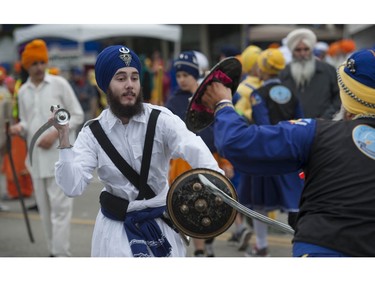 Surrey, BC: April 23, 2016 -- The annual Vaisakhi parade in Surrey, BC attracted more than an estimated 200,000 people Saturday, April 23, 2016. The parade, the largest such parade outside of India, celebrates the Khalsa and is an important community and cultural event for Sikhs from all over the Lower Mainland and beyond.