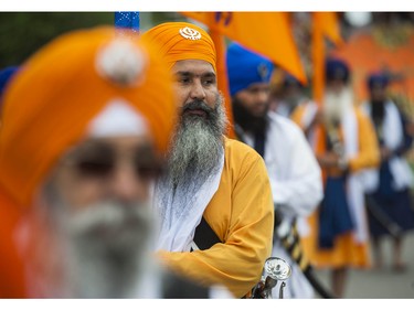 Surrey, BC: April 23, 2016 -- The annual Vaisakhi parade in Surrey, BC attracted more than an estimated 200,000 people Saturday, April 23, 2016. The parade, the largest such parade outside of India, celebrates the Khalsa and is an important community and cultural event for Sikhs from all over the Lower Mainland and beyond.