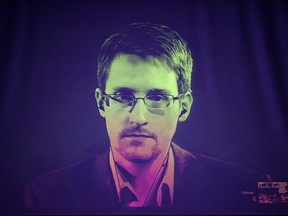U.S. National Security Agency whistleblower Edward Snowden.