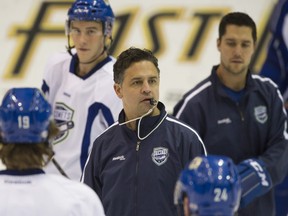 Travis Green played 970 NHL regular-season games with five teams. Now he the head coach of the Vancouver Canucks' AHL affiliate Utica Comets. — Getty Images