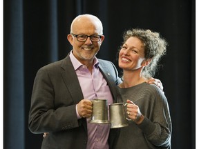 Christopher Gaze poses for a photo reciting a piece of Shakespeare to honour the 400th anniversary of William Shakespeares death, Vancouver April 8, 2016.