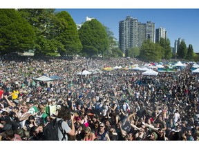 Thousands attended last year's 4/20 event at Sunset Beach.