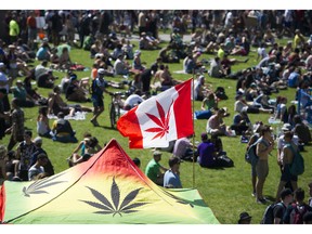 The annual 4/20 marijuana event held at it's new location, Sunset Beach, Vancouver April 20 2016.