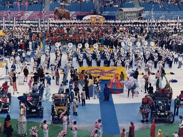 Expo 86 closing ceremonies at B.C. Place Stadium on Oct. 13. Vancouver