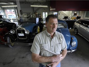 Ron Knechtel, co-owner of Blenheim Imports, says his garage will be shutting down at the end of May.
