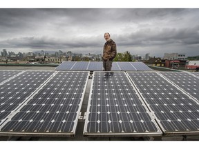 Rob Baxter's solar energy company is seeing blue skies ahead as the cost of creating energy with the panels continues to drop.