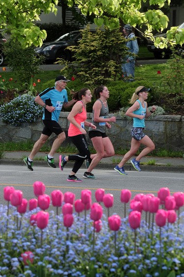 The weather was perfect for the Sun Run, April 17, in Vancouver.