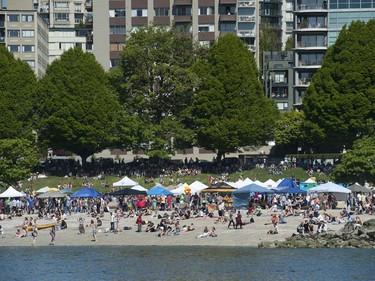 Annual 420 pot protest/ festival at Sunset Beach in Vancouver, BC Wednesday, April 20, 2016.