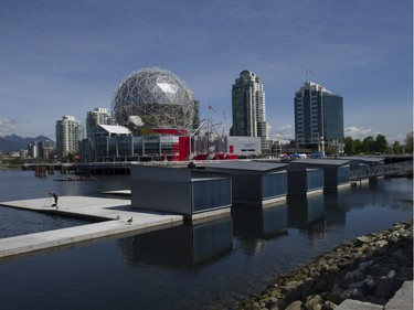 The False Creek Paddling Centre on False Creek in Vancouver on April 30, 2016.