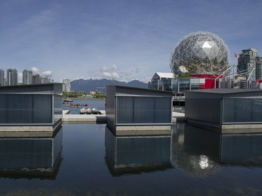 The False Creek Paddling Centre on False Creek in Vancouver on April 30, 2016.