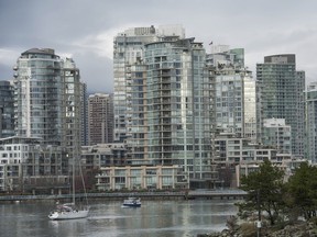 Vancouver skyline looking north.