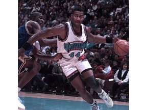 Kenny Gattison, the ex-Charlotte standout, didn't last long with the Grizzlies. He suffered a freak neck injury and retired in the middle of the team's first season. Steve Bosch/PNG files