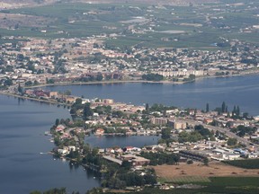 The town of Osoyoos.