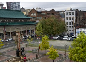 Two parking lots at Columbia and Keefer streets in Vancouver's Chinatown were sold for $16.2 million in the fall of 2014. The Beedie Group had put forward a proposal for a 12-storey, 137-unit residential building on the site.