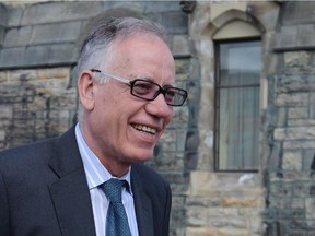 Senator Mac Harb is shown on Parliament Hill Thurday, May 9, 2013 in Ottawa. Former Liberal senator Mac Harb has had his court case put over to April 22. Harb is charged with fraud and breach of trust in connection with the Senate expenses scandal.