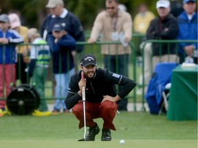 Abbotsford’s Adam Hadwin, shown at the RBC Heritage tournament in Hilton Head Island, S.C., last month, is now in Jacksonville, Fla., preparing for The Players Championship at TPC Sawgrass.