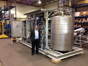 Alakh Prasad is the founder of Quadrogen, which is installing a system in Delta that will convert landfill gas into six separate products, from food-grade CO2 to biodiesel.