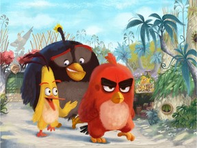 Concept art from The Angry Birds Movie.