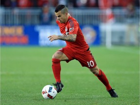Toronto FC midfielder Sebastian Giovinco takes off during last weekend’s home opener against FC Dallas at the refurbished BMO Field.