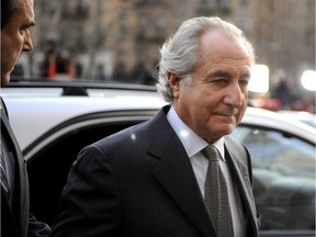 Bernie Madoff is serving 150 years in a U.S. federal prison for defrauding customers as part of a $65-billion Ponzi scheme.