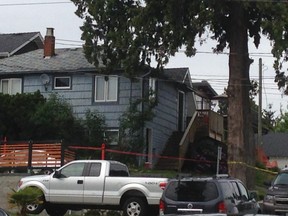 House at 849 Parker in White Rock were police found drug lab