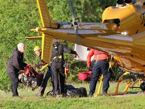 A man has died after he fell into a creek on the North Shore this weekend. North Shore Rescue used a long line to bring the hiker out of the Norvan Falls area of Lynn Headwaters Regional Park by helicopter on Sunday evening. Despite the use of a CPR machine, the man died in hospital.