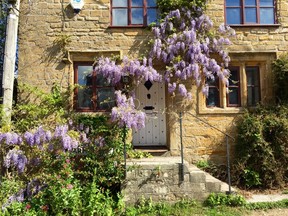 House in village of Tintinhull, Somerset