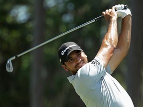 Jason Day, of Australia, hits from the sixth tee during the first round of The Players Championship golf tournament on Thursday, May 12, 2016, in Ponte Vedra Beach, Fla.