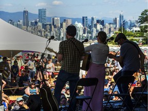 Vancouver Folk Festival  in Vancouver,  B.C. on July 18, 2015.