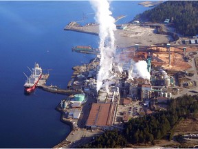 Nanaimo Forest Products Ltd.'s Harmac Pacific pulp mill will pay $135,000 in environmental penalties under the Fisheries Act for a 2013 effluent spill into Northumberland Channel.