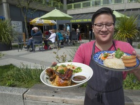 Freebird Chicken Shack chef Justin Cheung offers Rotisserie Chicken and Hainanese Chicken.