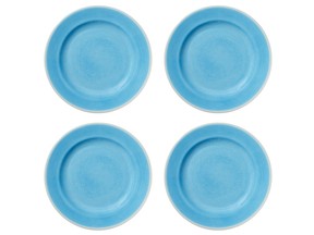 Rustic melamine plates, $39.50 for a set of four, from Indigo, indigo.ca.