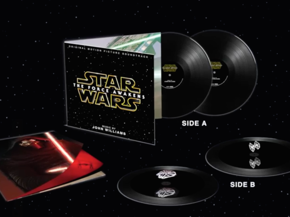 This Star Wars hologram vinyl record is mind-blowing