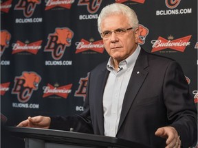 B.C. Lions GM and head coach Wally Buono isn't concerned about his personal legacy as he returns to the sidelines after four years away.